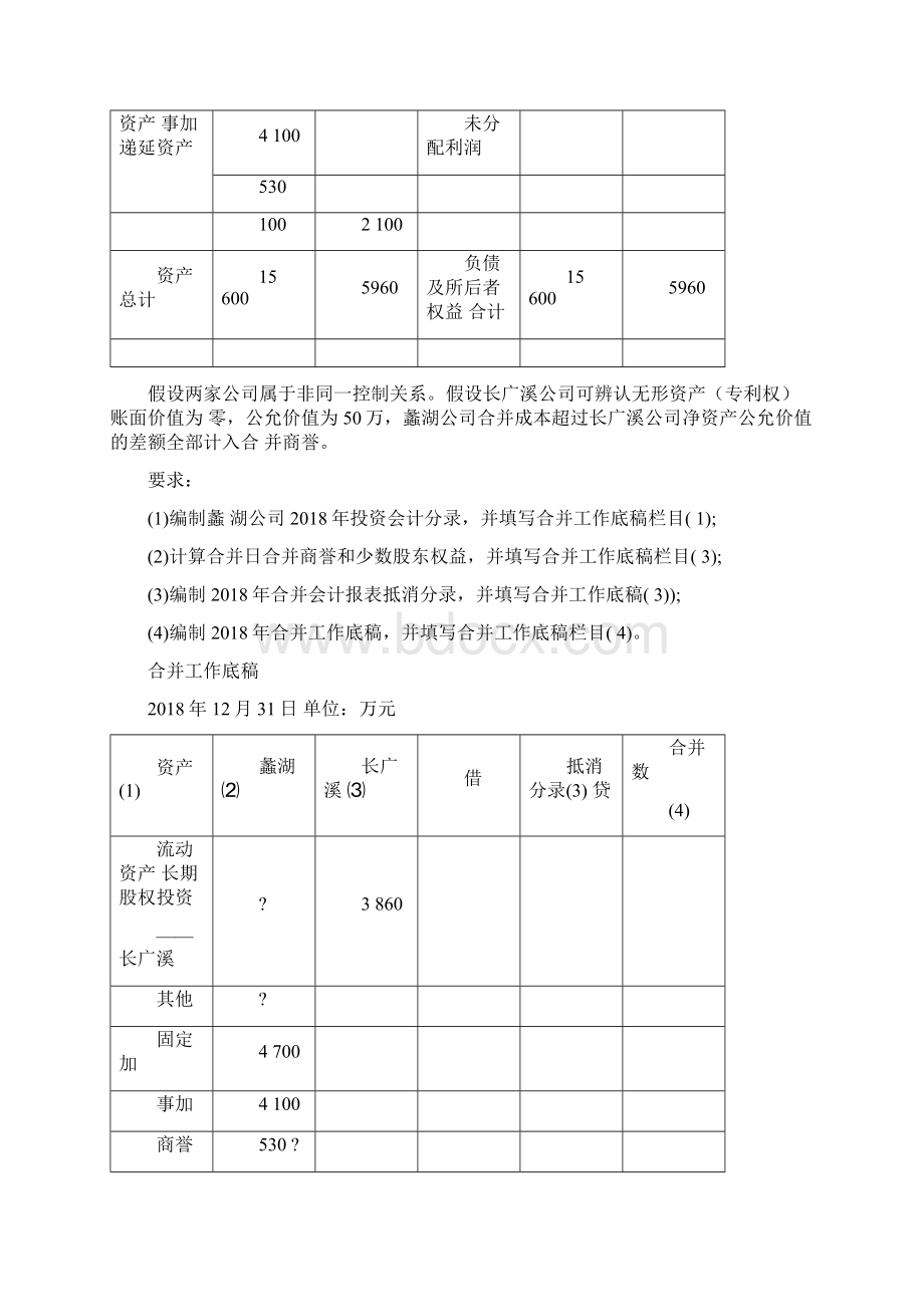 19年春江南大学《高级财务会计》Word文档下载推荐.docx_第2页