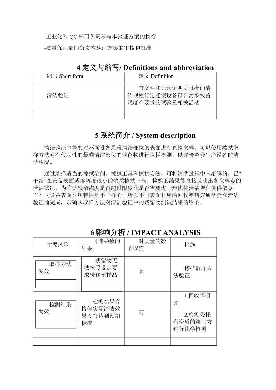 拭子擦拭取样方法验证方案回收率研究报告报告.docx_第2页