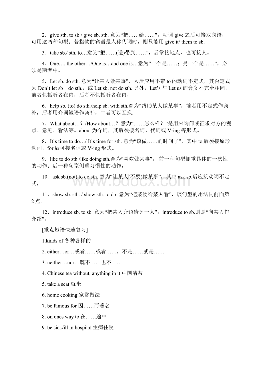 初一至初二英语语法知识点宝典共10页文档.docx_第3页