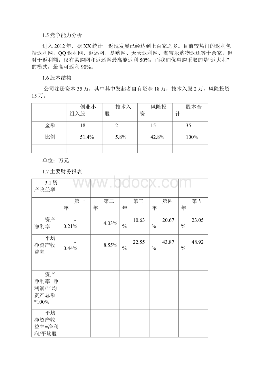 团购交易网站电商项目商业计划书.docx_第2页