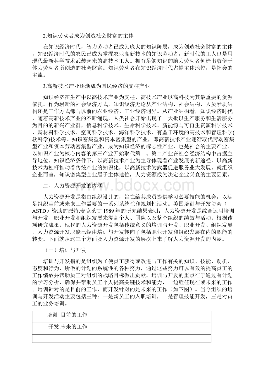 知识经济时代人力资源的开发.docx_第2页