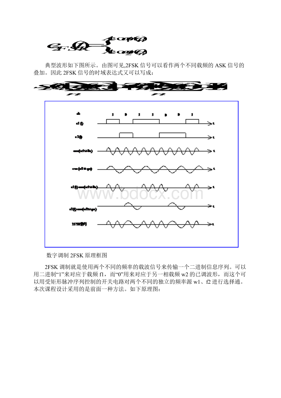 基于MATLAB的2FSK调制及仿真Word文件下载.docx_第3页