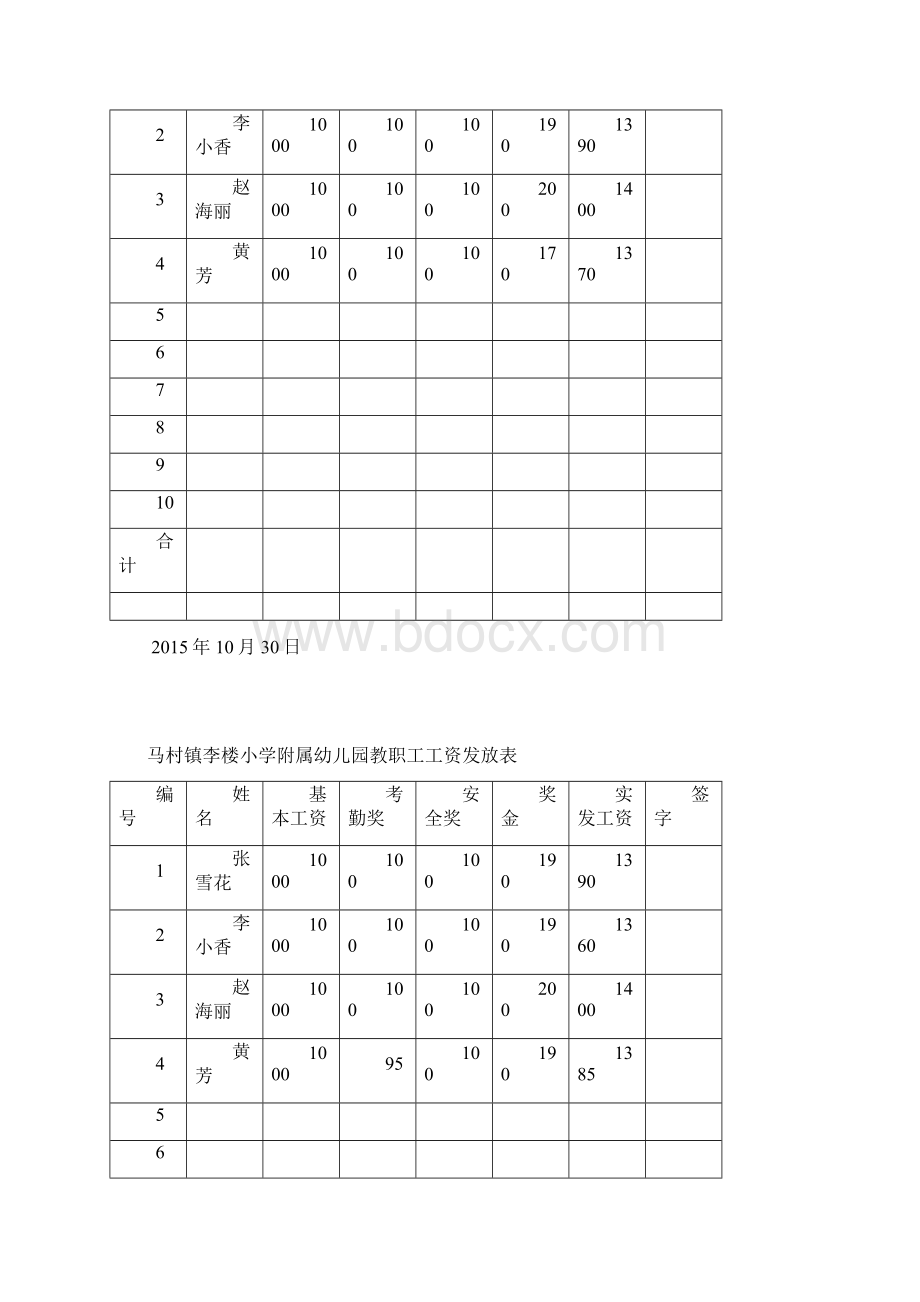 员工工资发放表.docx_第2页