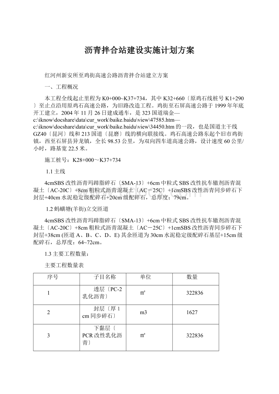 沥青拌合站建设实施计划方案.docx_第1页