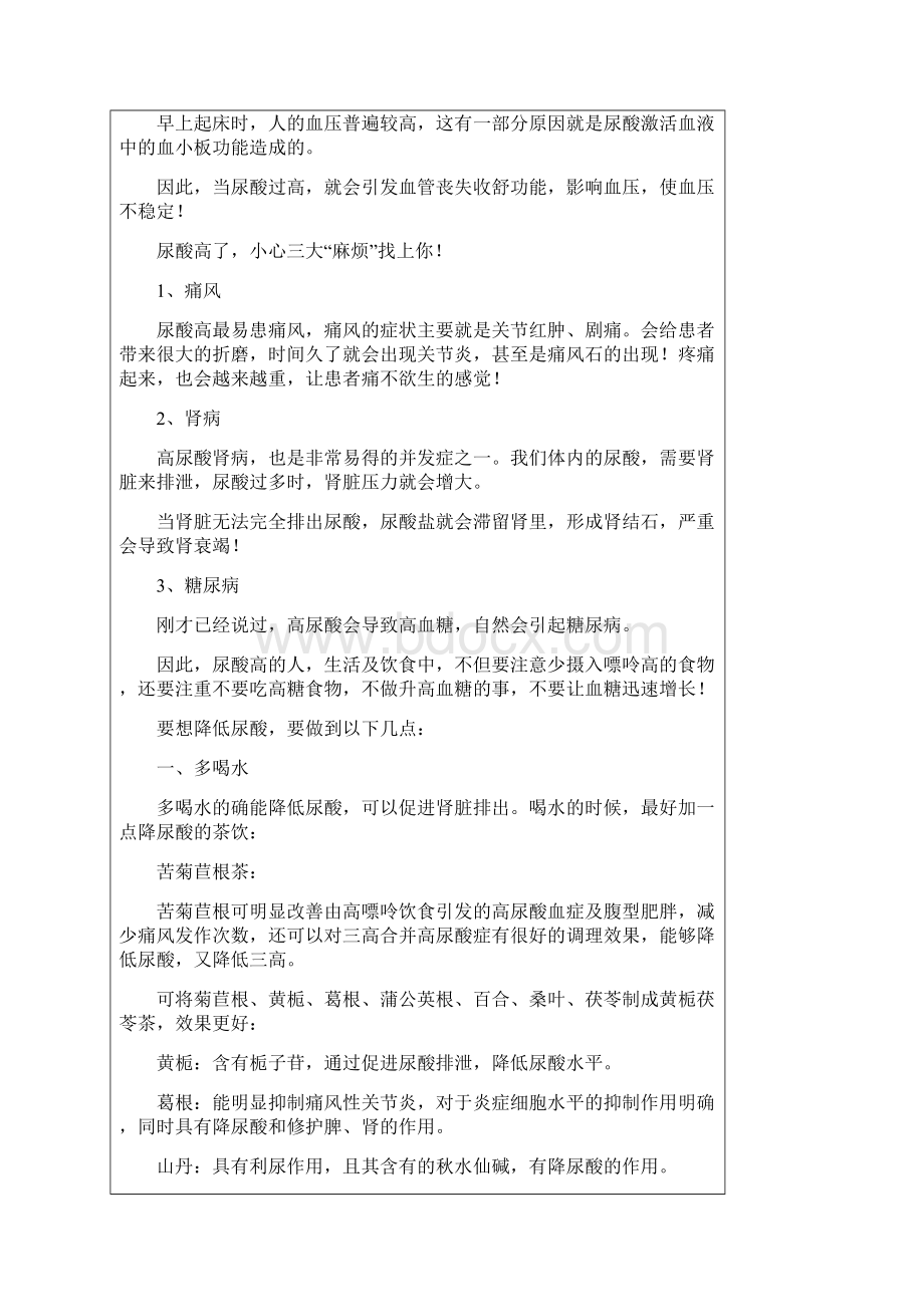 身体4个表现说明尿酸高了Word下载.docx_第2页