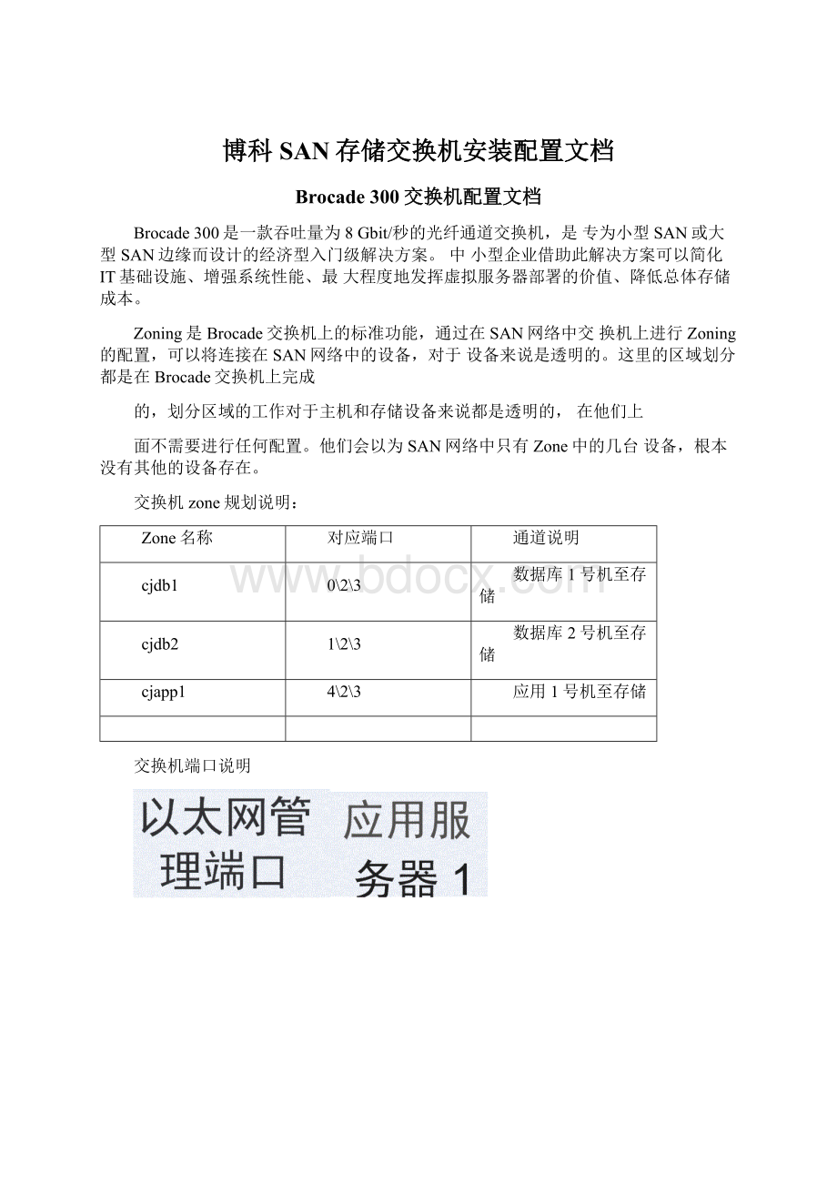 博科SAN存储交换机安装配置文档.docx_第1页