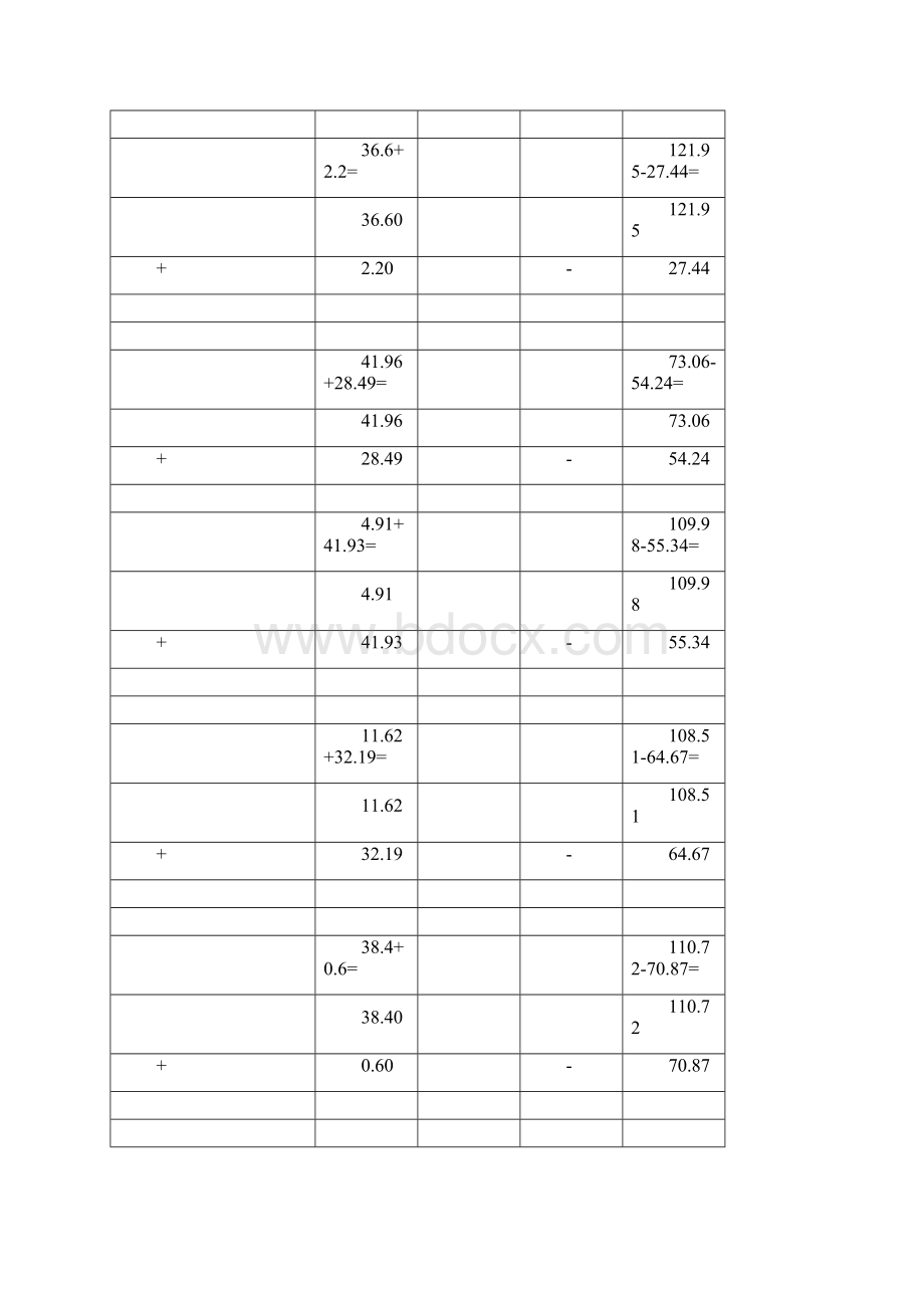 小数加减法竖式计算 5.docx_第2页