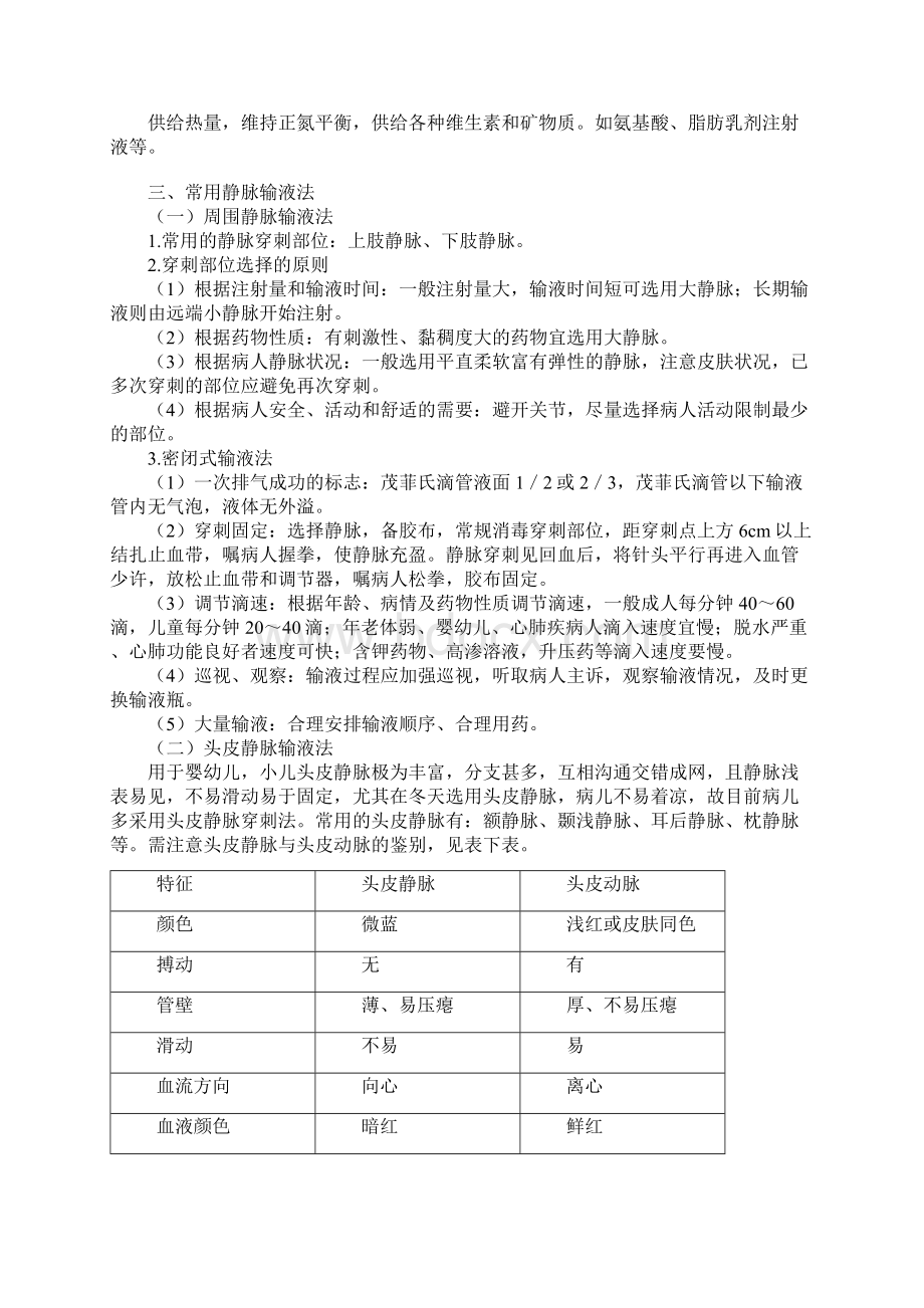 初级护师考试基础护理考点14剖析复习过程Word下载.docx_第2页