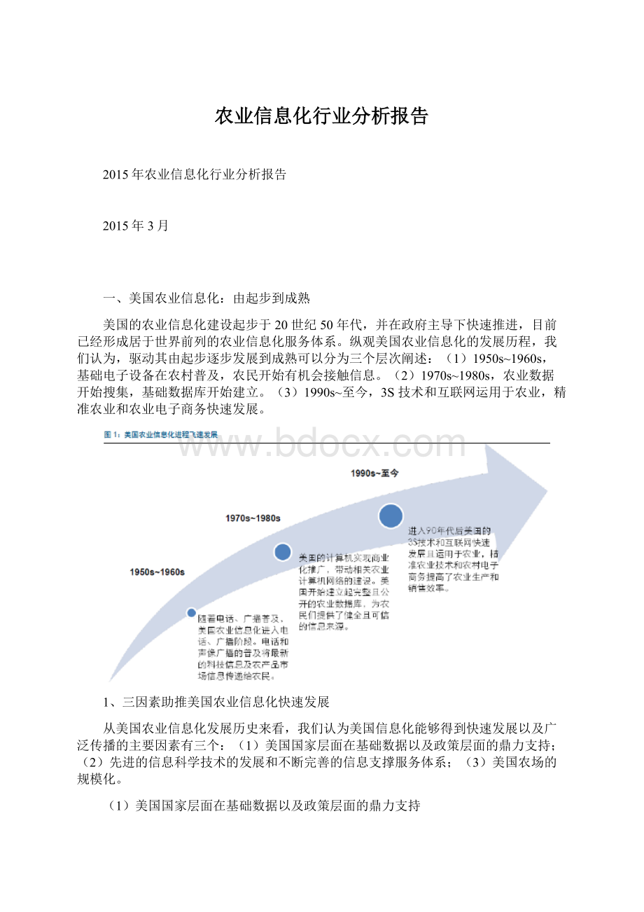 农业信息化行业分析报告.docx