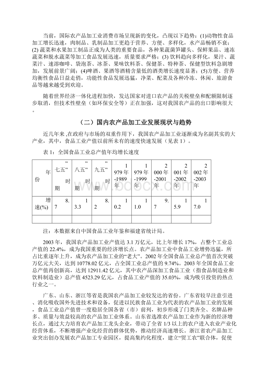 福建省特色农产品深加工Word文档格式.docx_第3页