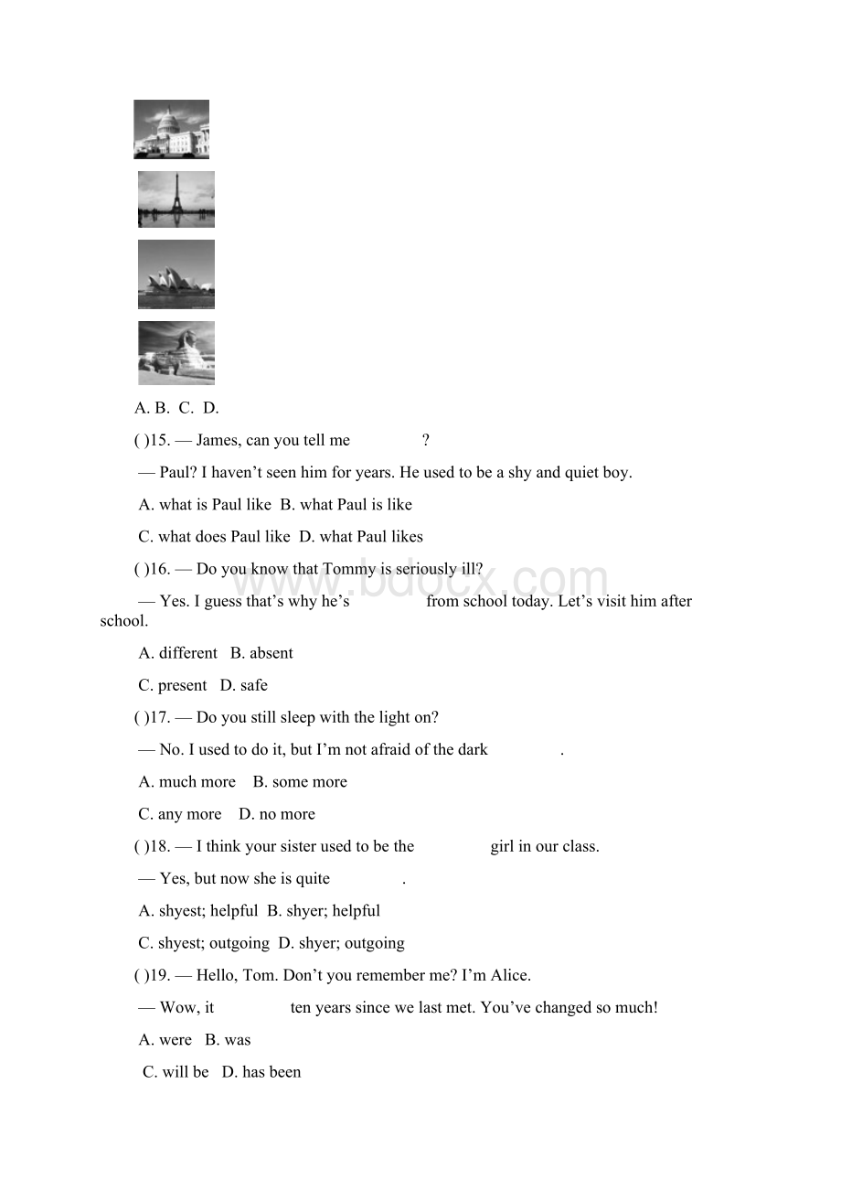 1415上九年级英语新目标Unit4试题河北.docx_第3页