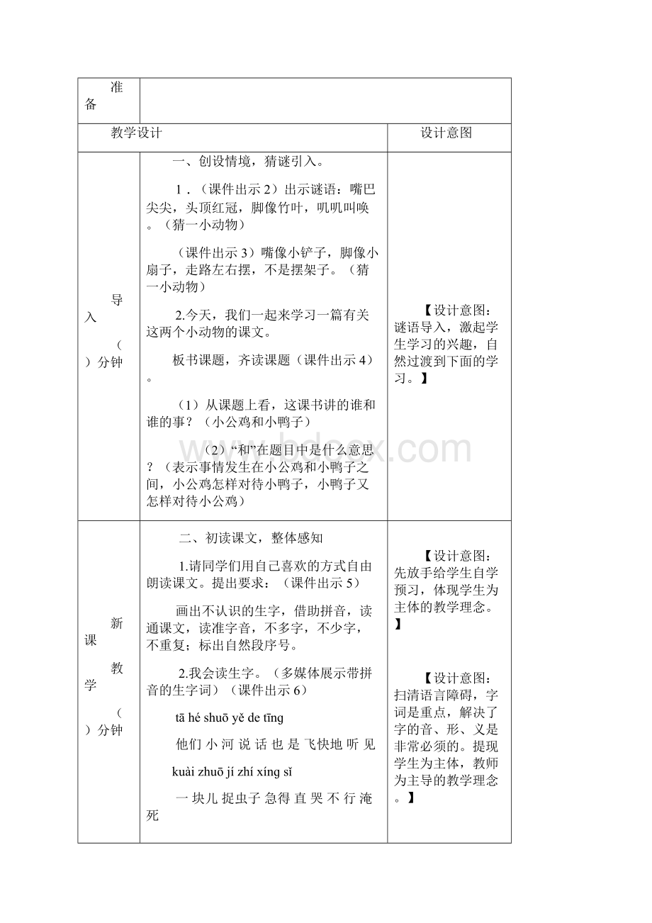 部编人教版一年级语文下册第三单元教案含教学反思和作业设计49页.docx_第2页