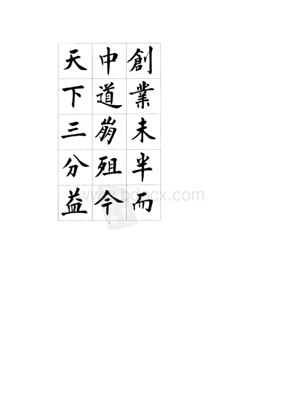 整理后的刘小晴楷书《前后出师表》.docx_第2页