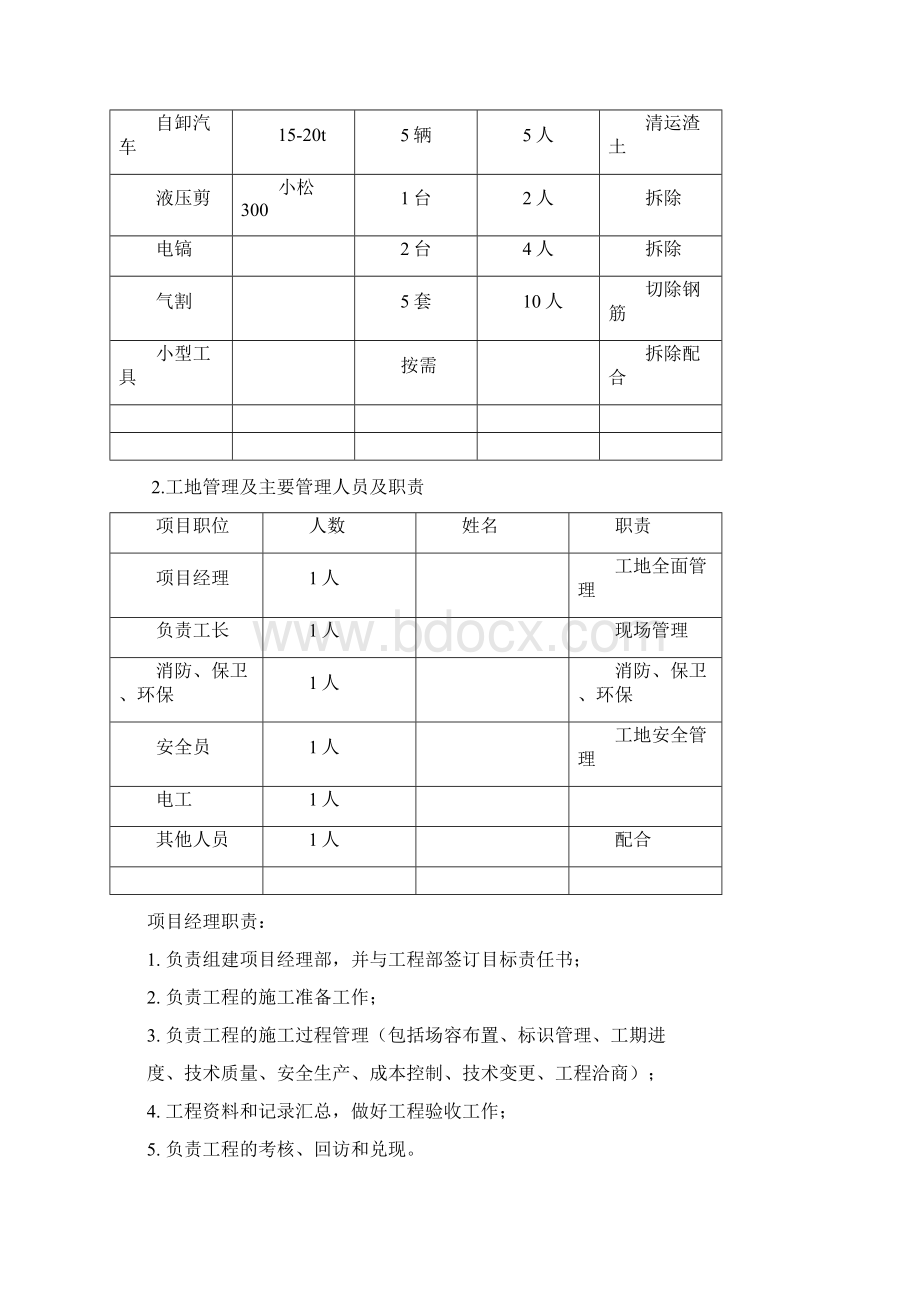 展示厅拆除工程施工方案Word下载.docx_第3页