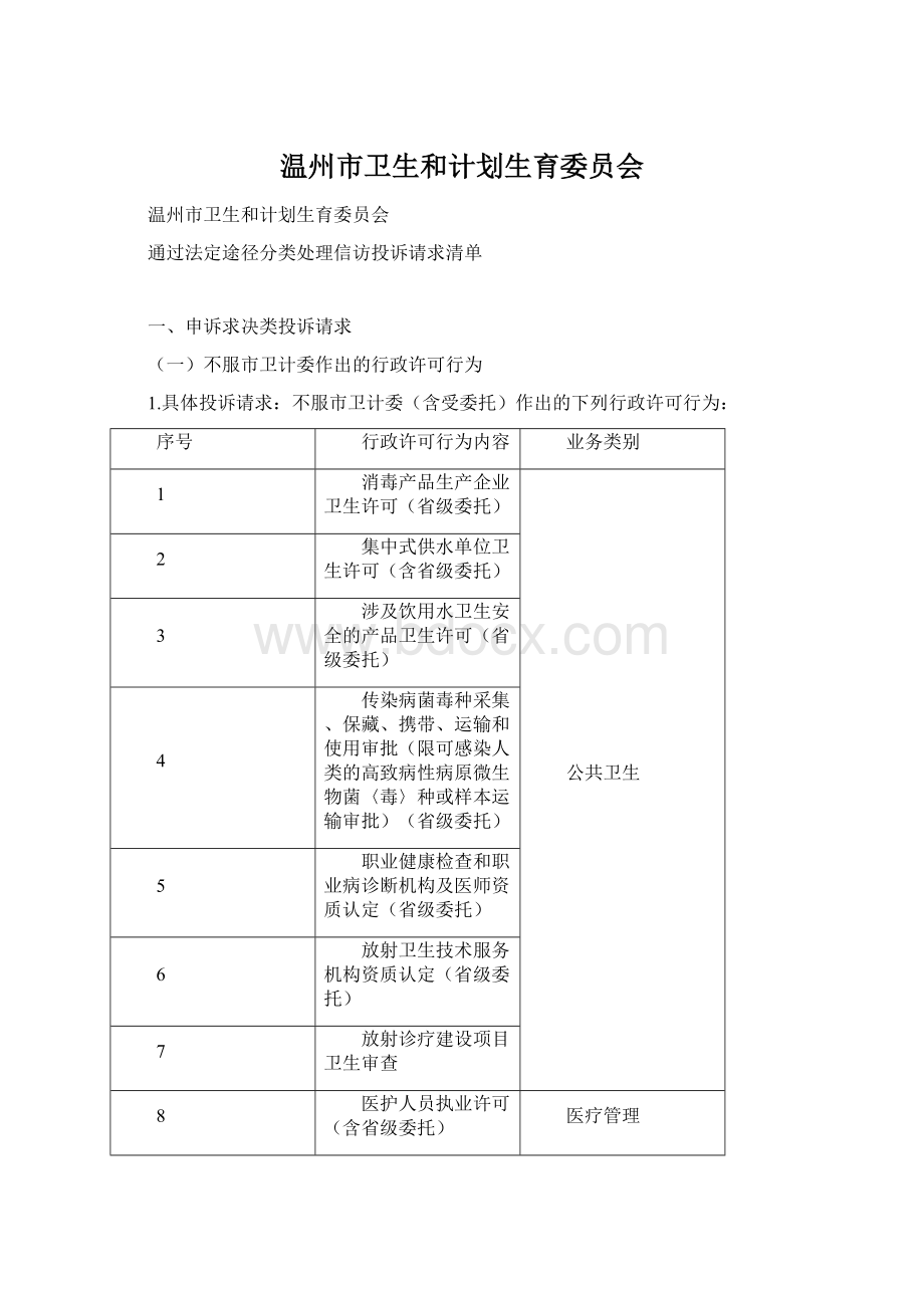 温州市卫生和计划生育委员会Word下载.docx_第1页