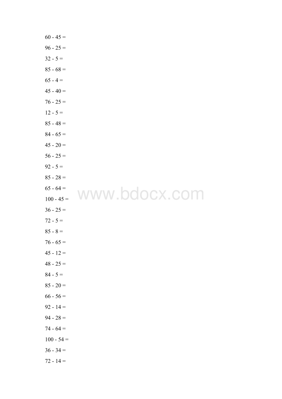 二年级数学加减法练习题百以内.docx_第3页