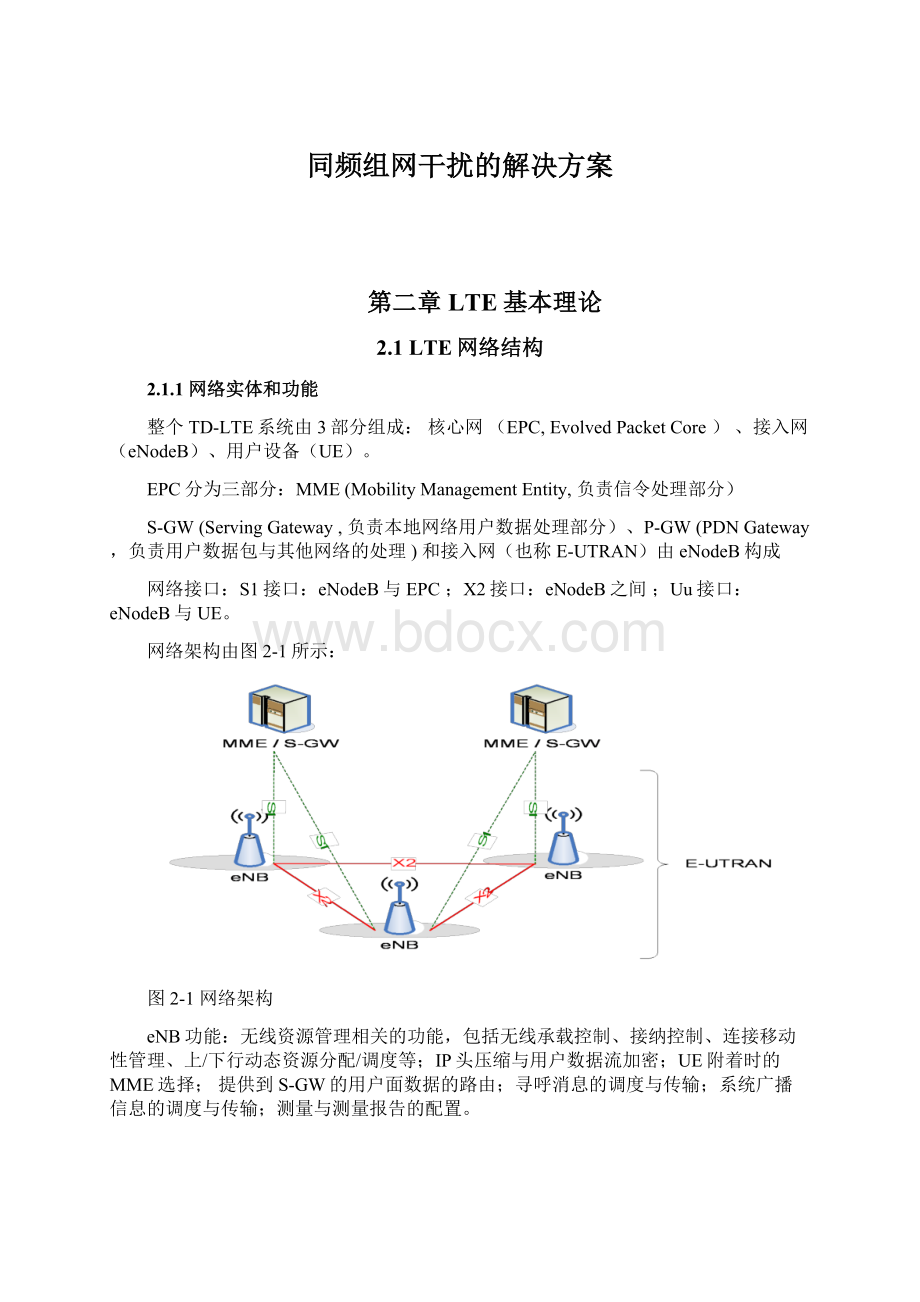 同频组网干扰的解决方案Word下载.docx