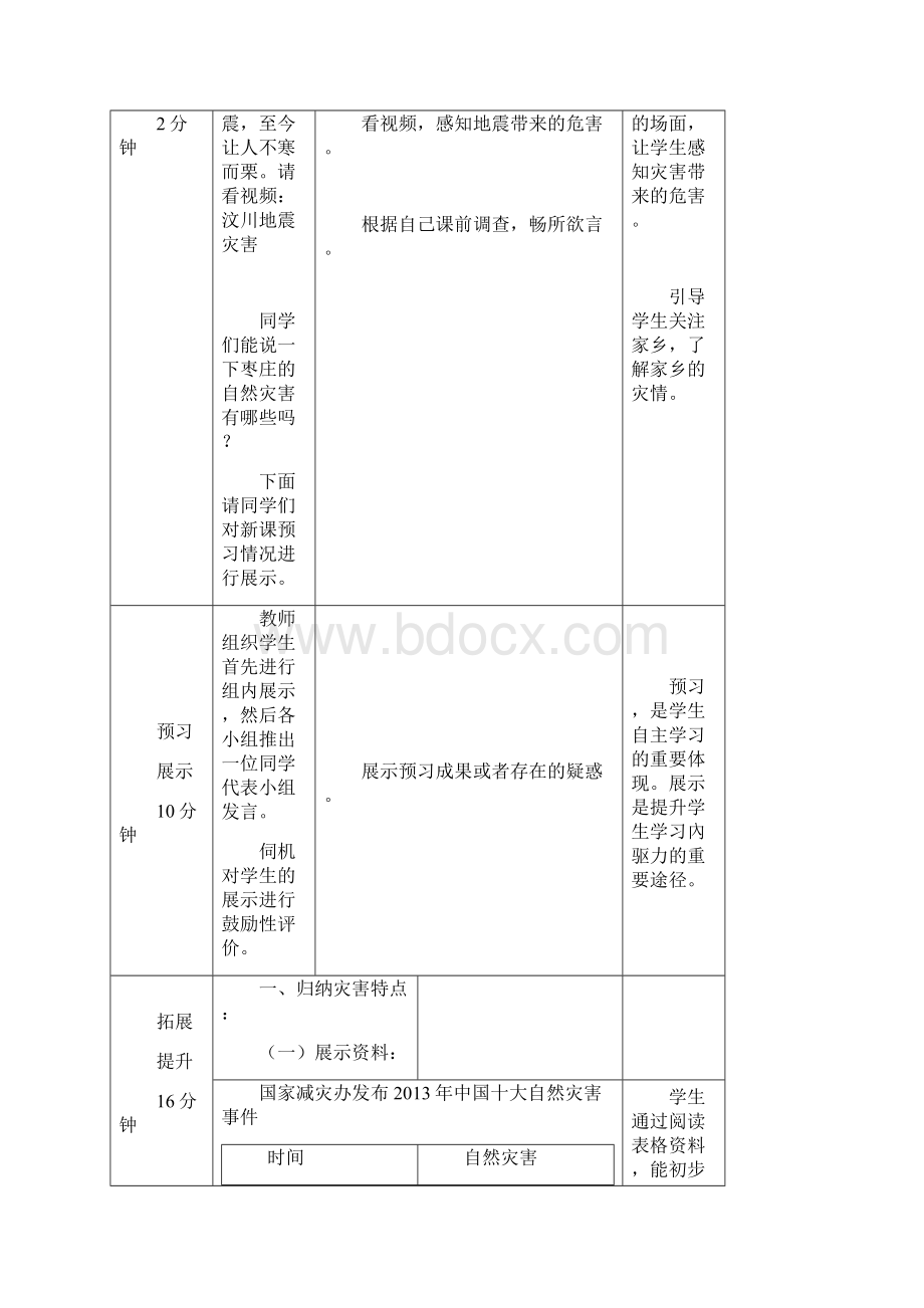 八年级地理上册 第2章 活动课认识我国的自然灾害教案 新版商务星球版.docx_第2页