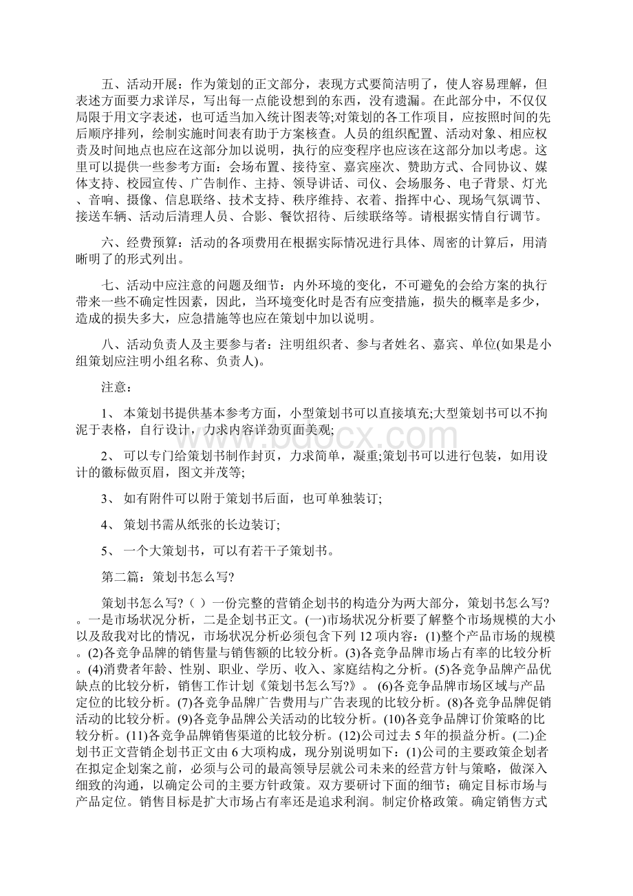 策划书怎么写Word格式文档下载.docx_第2页