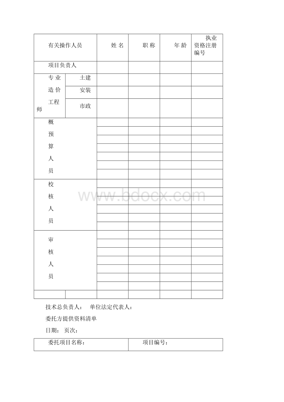 工程造价各类表格例范本.docx_第2页