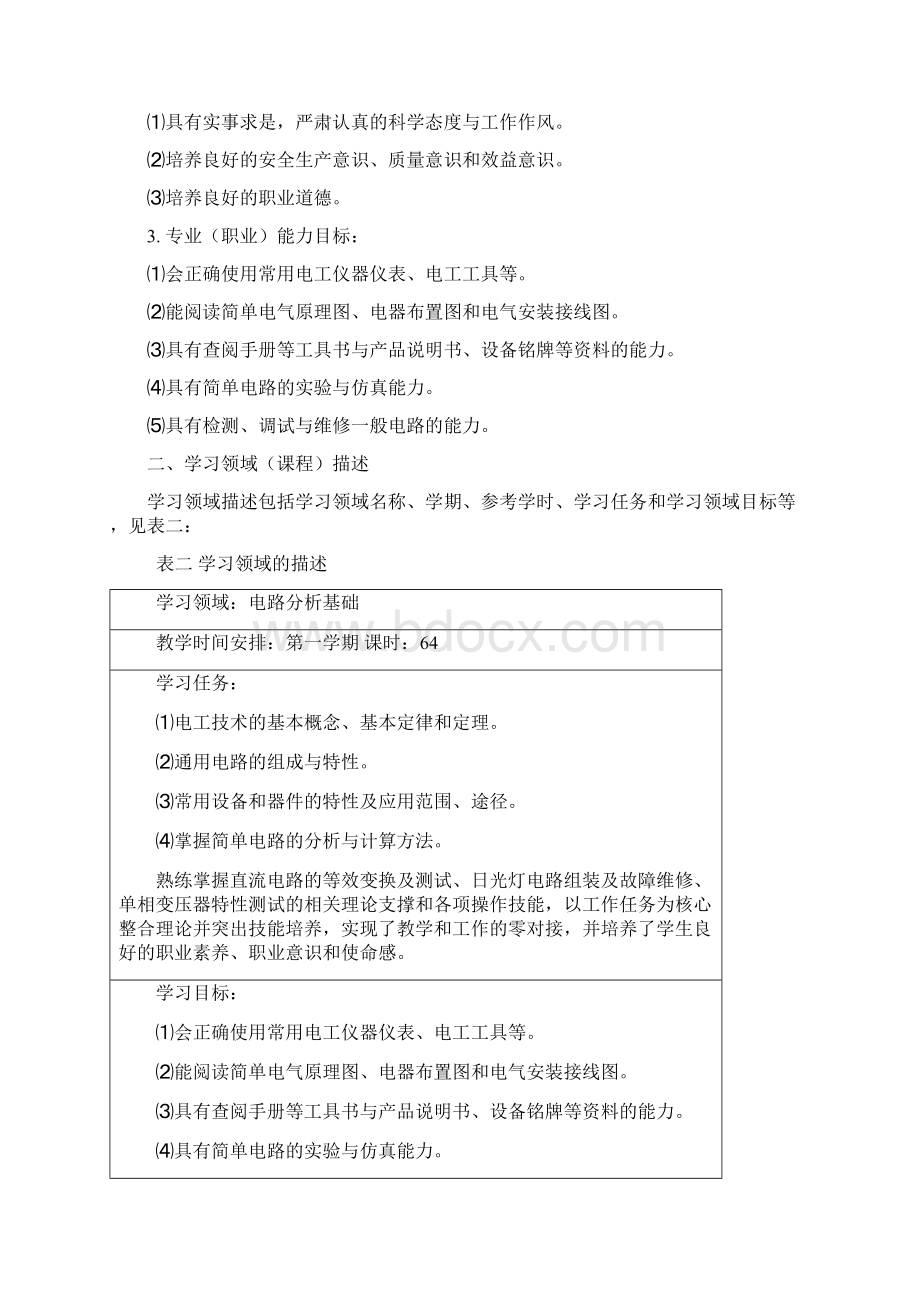 《电路分析基础》课程标准Word格式.docx_第3页