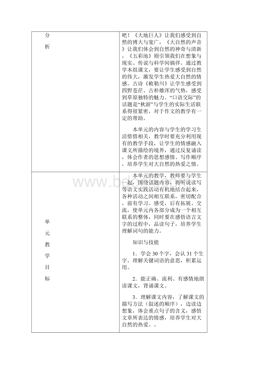 鄂教版小学语文三年级上册 第三单元 教学设计.docx_第2页