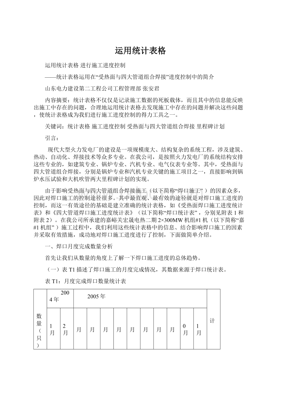 运用统计表格.docx