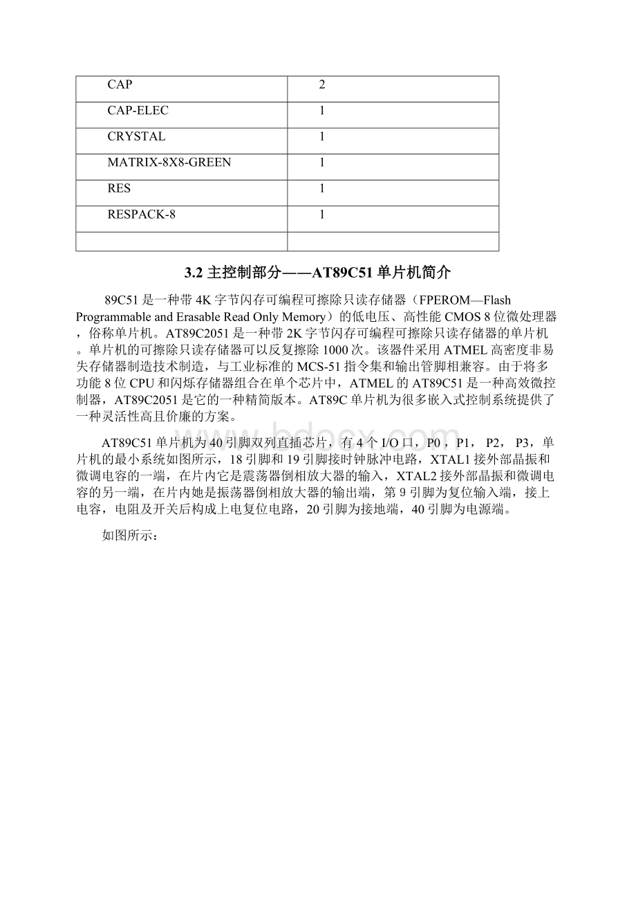 88LED点阵屏显示数字韩余Word文件下载.docx_第3页