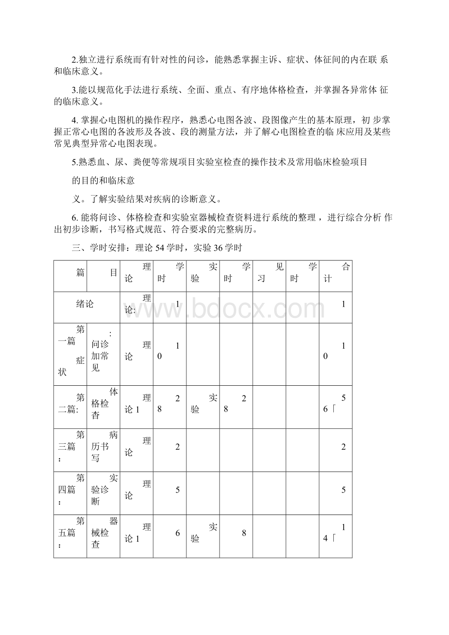 口腔医学诊断学教学大纲.docx_第2页