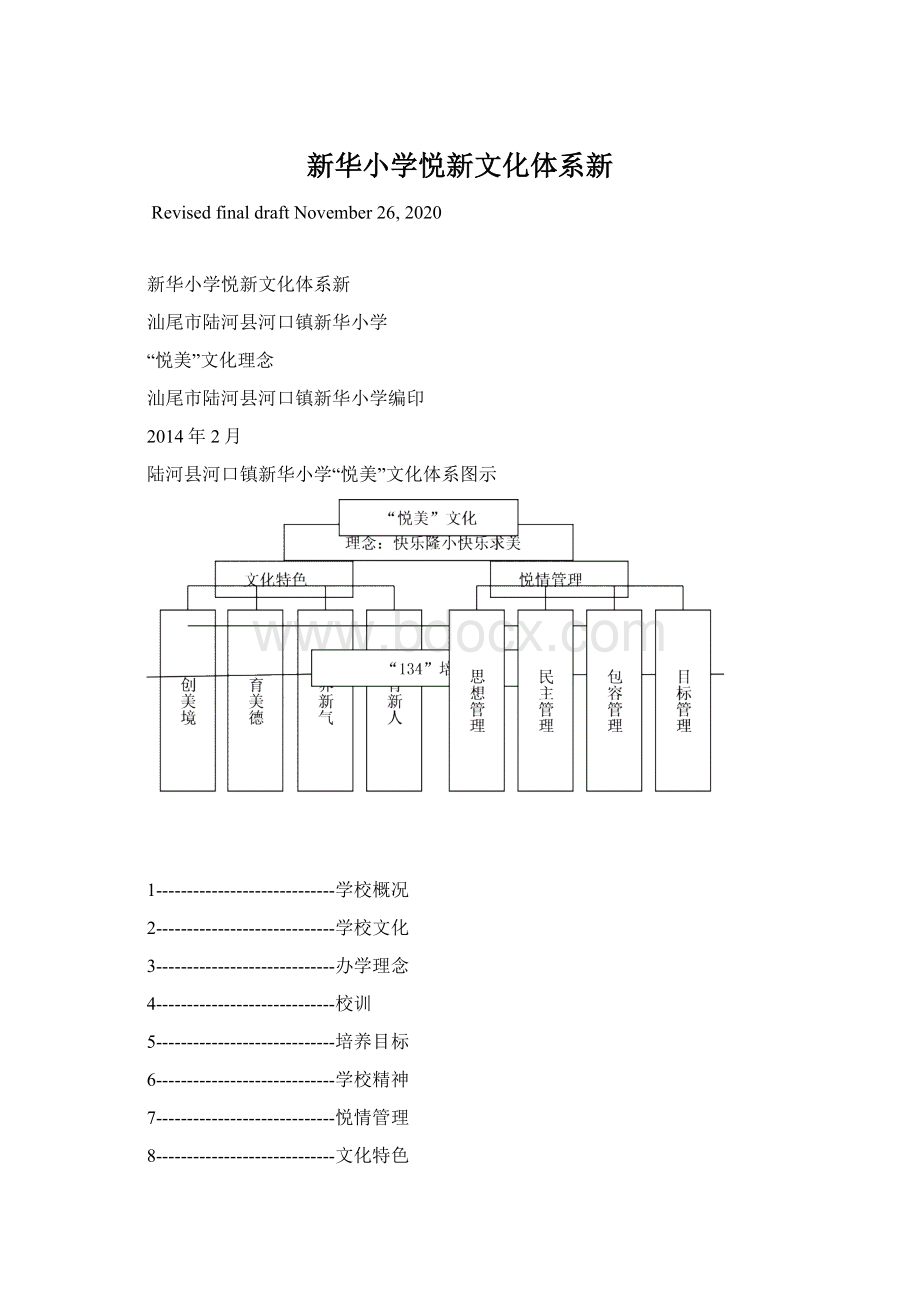 新华小学悦新文化体系新.docx_第1页