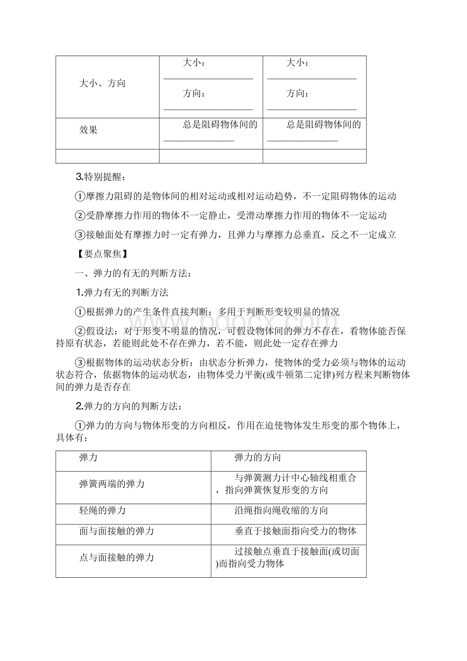 届高考总复习第一轮相互作用教案Word文档下载推荐.docx_第3页