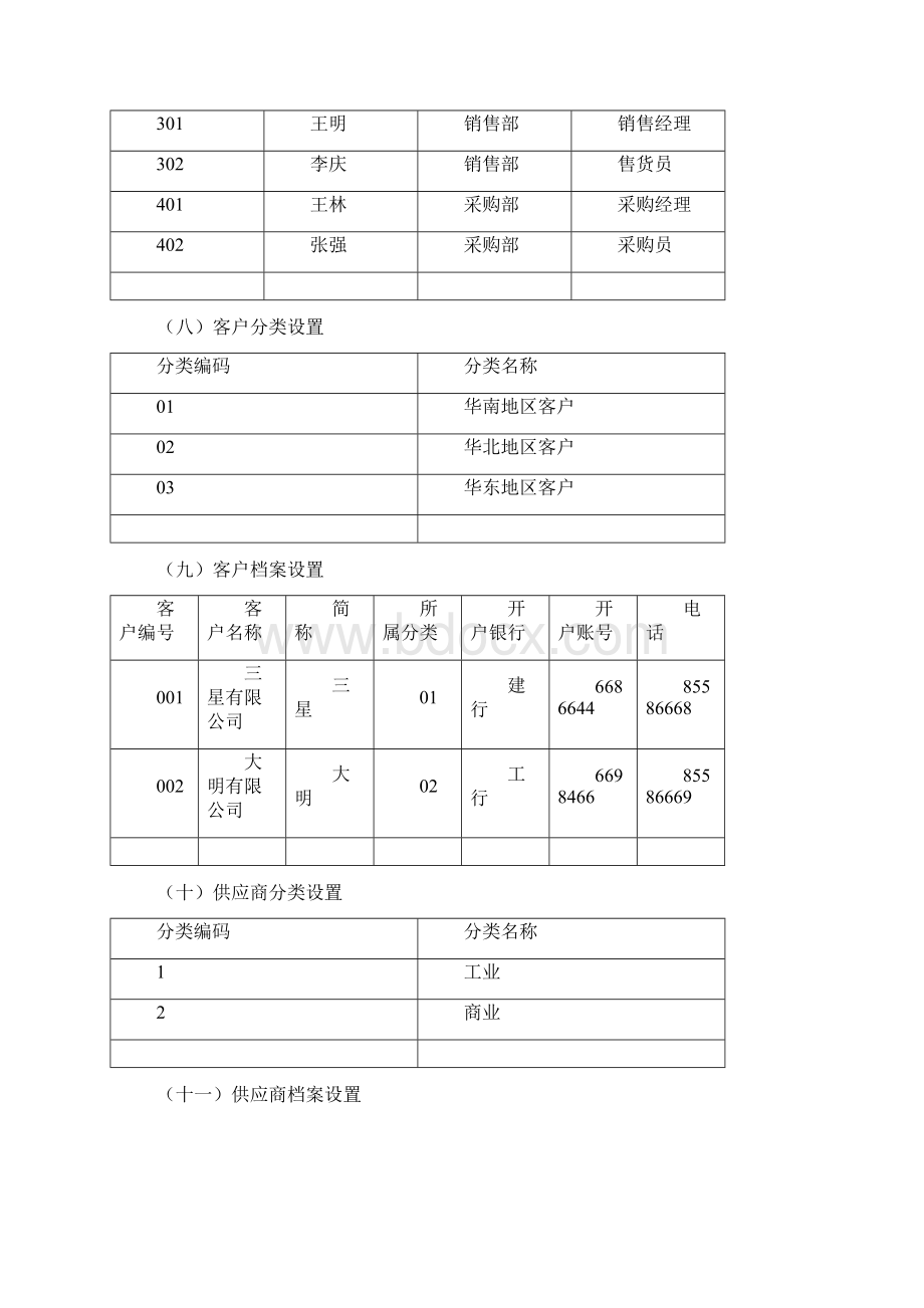 会计考试电算化上机操作练习内容Word格式文档下载.docx_第3页