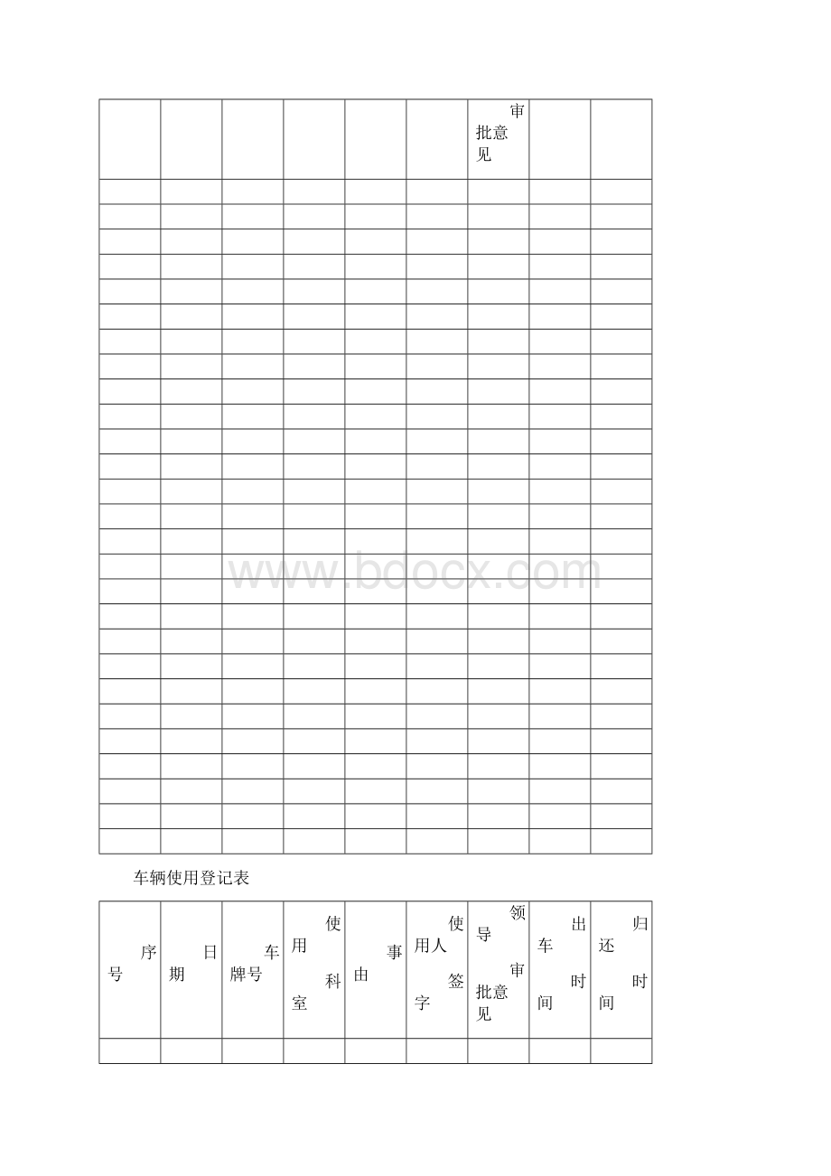 车辆使用登记表Word文档格式.docx_第3页