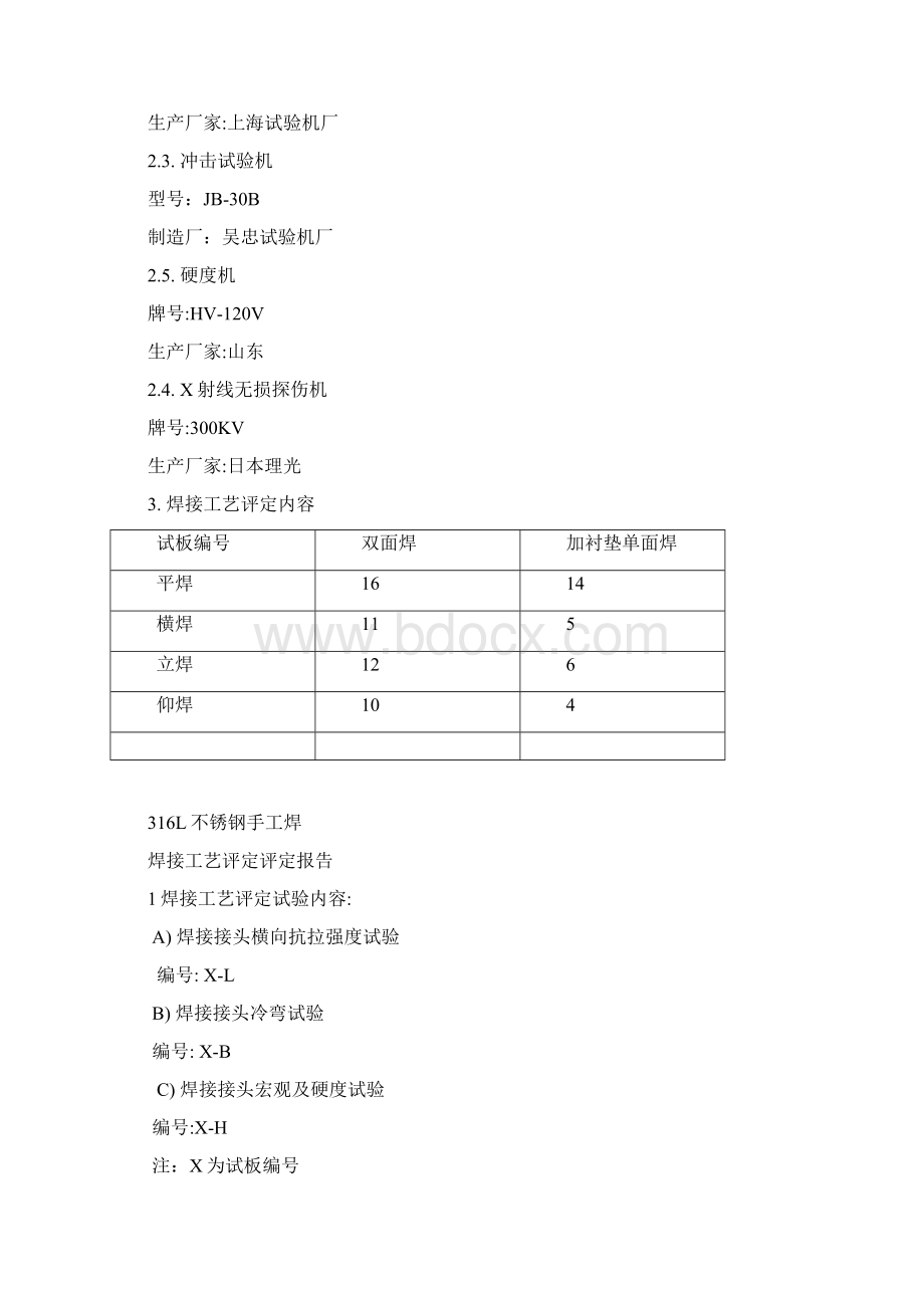 316L不锈钢手工焊焊接工艺评定.docx_第2页