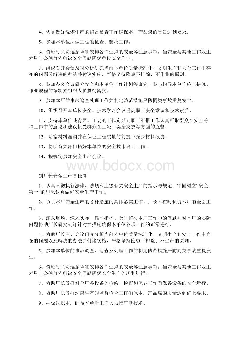 洗煤厂安全生产责任制.docx_第2页