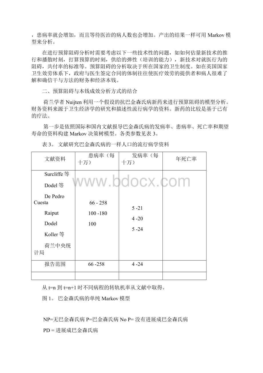 药物经济学分析与预算阻碍分析Word文档下载推荐.docx_第3页