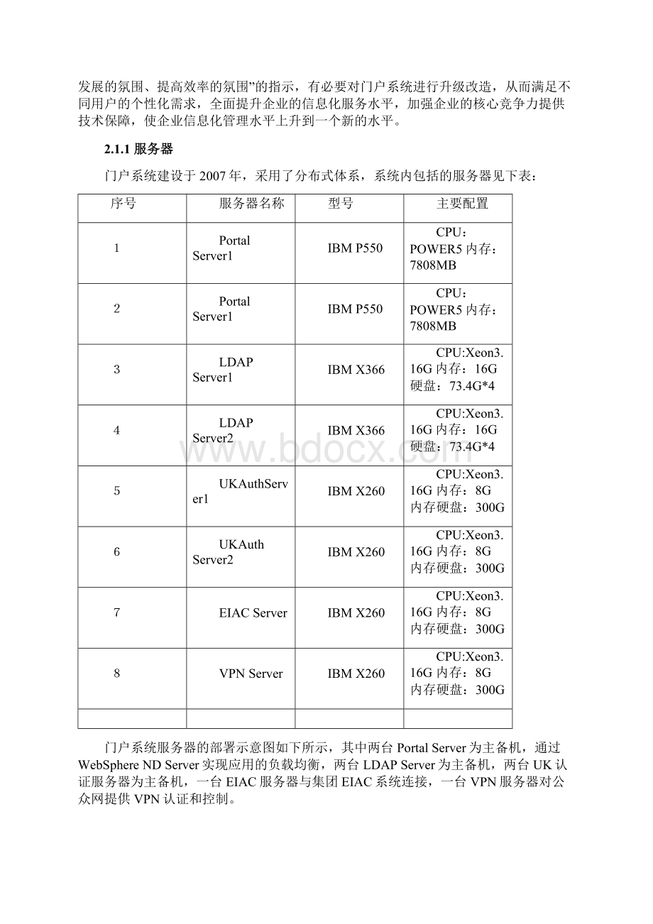 电信一站式企业信息应用中心升级改造项目建议书.docx_第2页