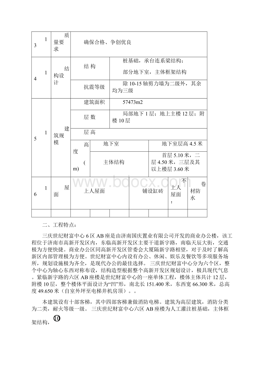 世纪财富中心施工组织设计完整版.docx_第3页