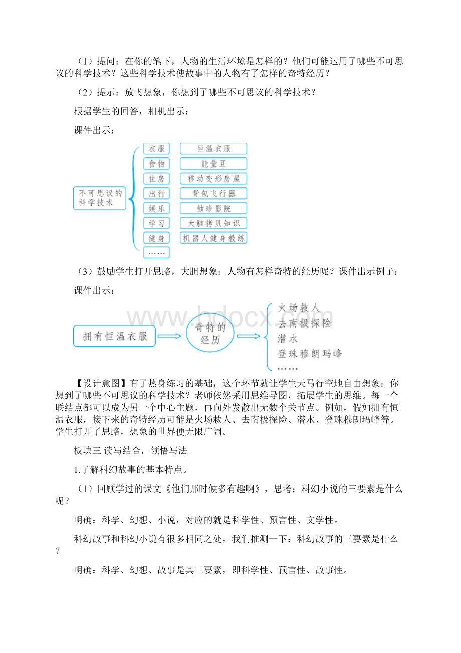 部编版语文六年级下册教学设计及教学反思第五单元习作插上科学的翅膀飞.docx_第3页