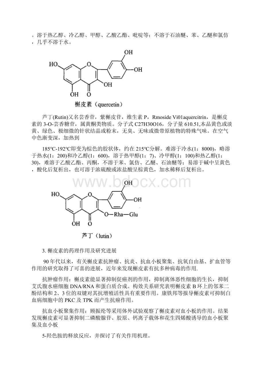 天然药化槲皮素word版.docx_第3页