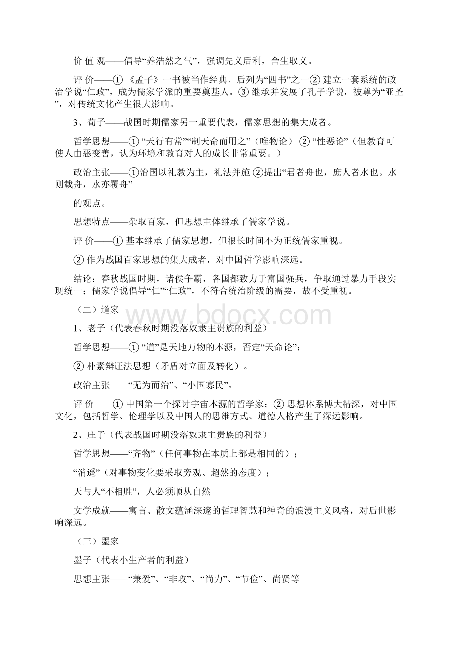 历史必修三文化发展历程复习提纲.docx_第2页