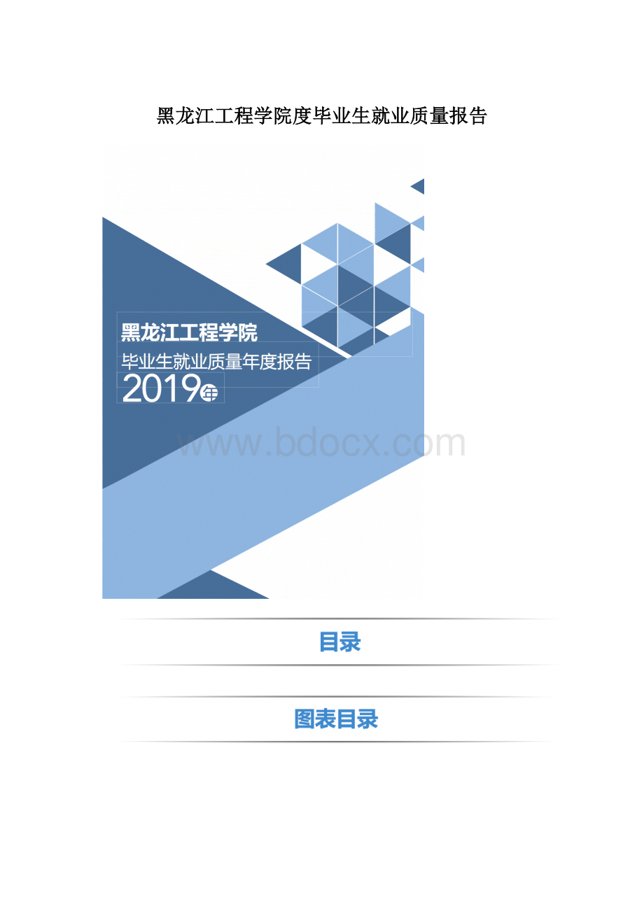 黑龙江工程学院度毕业生就业质量报告.docx