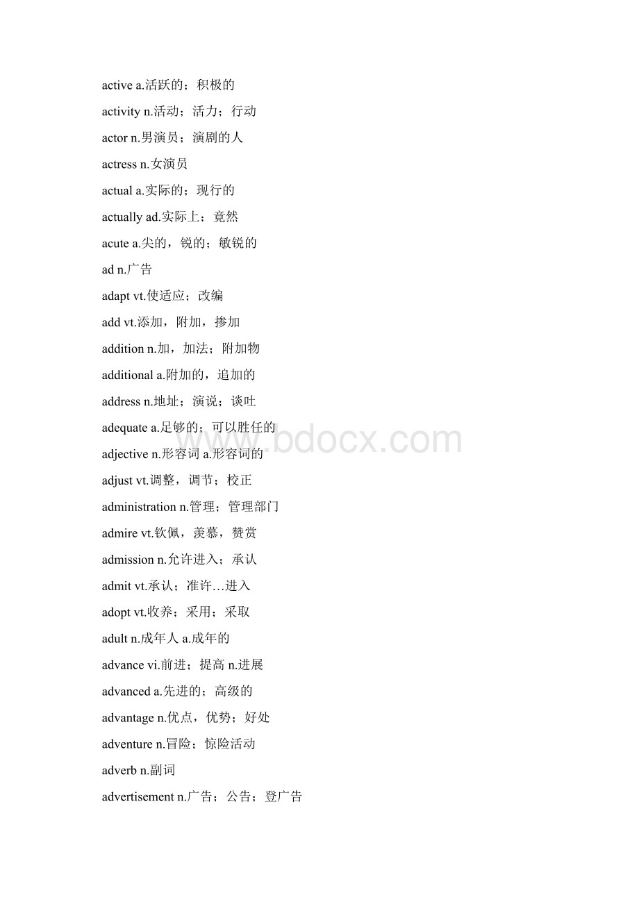 大学英语四级词汇表.docx_第3页