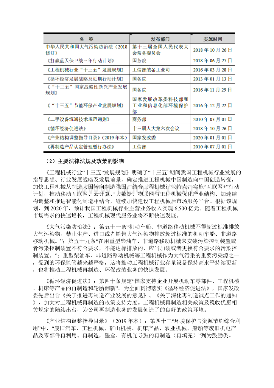 工程机械销售及后市场服务行业分析报告.docx_第2页