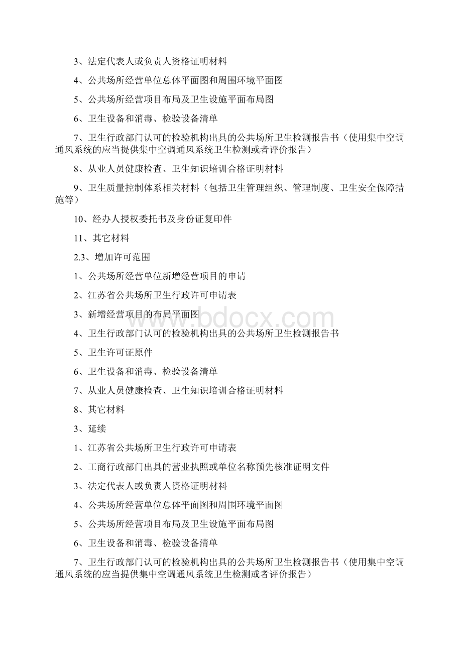 行政许可项目类型及提供要件材料.docx_第3页