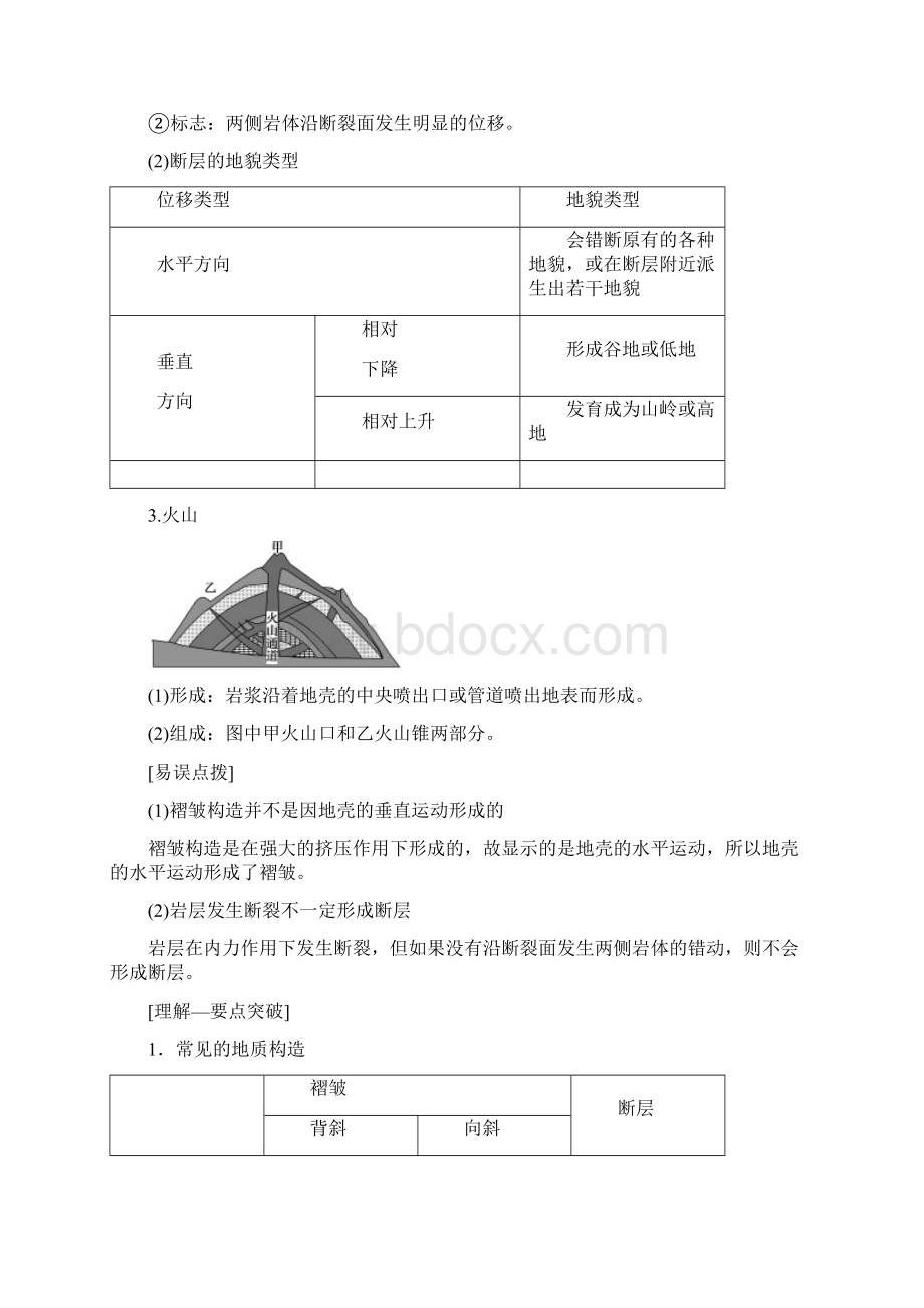 《新坐标》届高三地理一轮复习学案第4章 第2节 山地的形成 学案人教版.docx_第2页