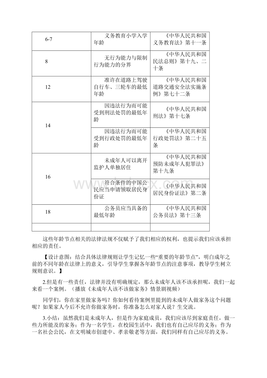 部编版道德与法治小学六年级上册8《我们受特殊保护》教学设计.docx_第3页