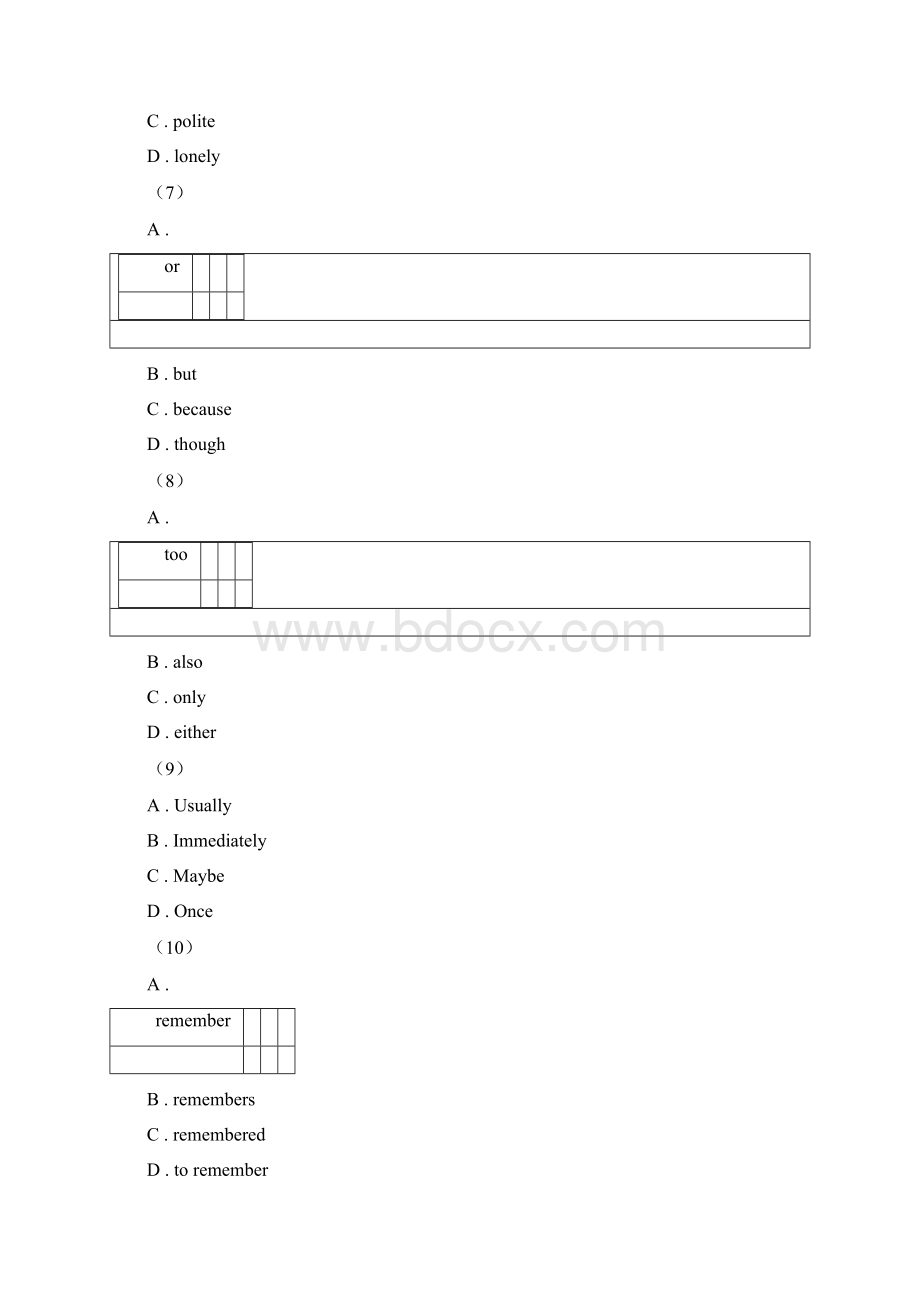 人教版六校联谊届九年级上学期英语期中质量检测卷D卷.docx_第3页