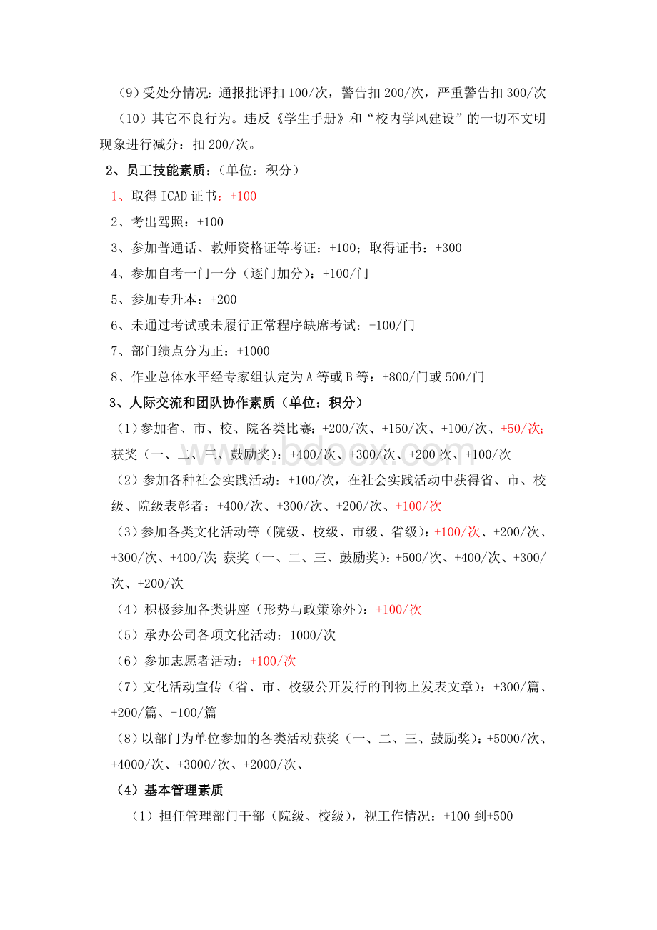 “工作室”员工绩效考核方案Word文档格式.doc_第2页