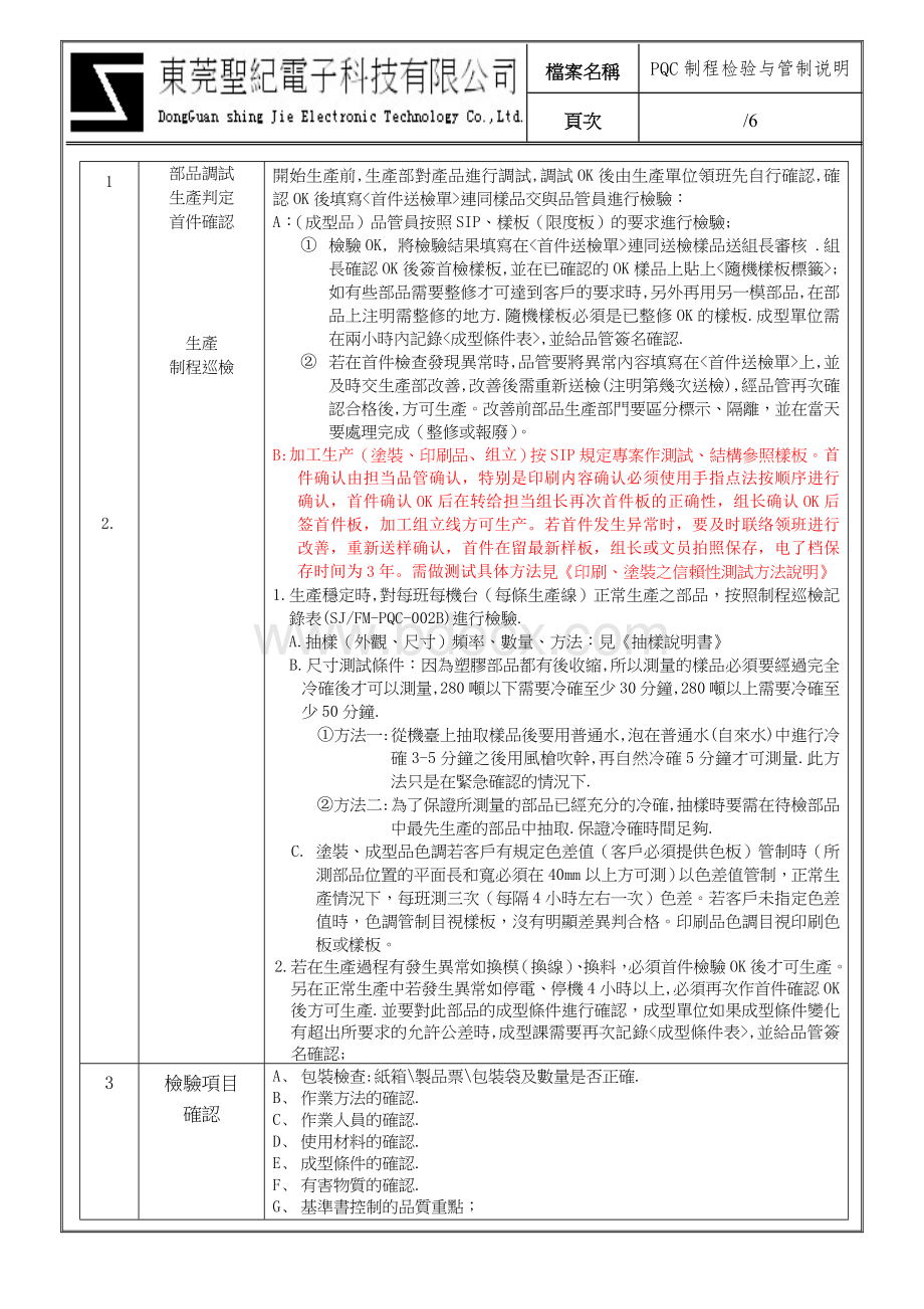 WI-PQC-010制程检验与管制说明A1.doc_第3页